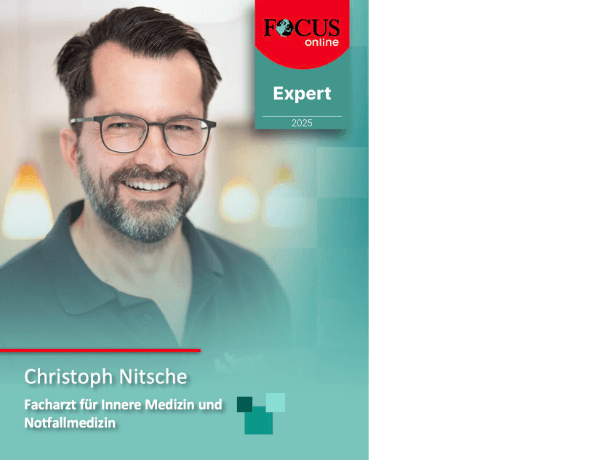 FOCUS online Expert 2025: Christoph Nitsche, Facharzt für Innere Medizin und Notfallmedizin